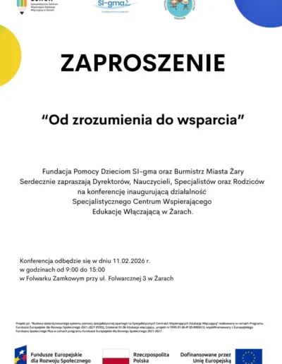 Agenda konferencji „Od zrozumienia do wsparcia” – ramowy plan wydarzenia inaugurującego SCWEW w Żarach