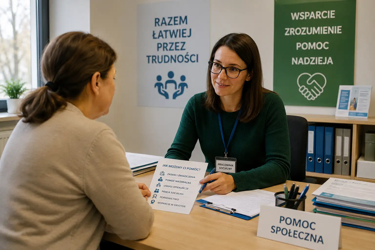 Pomoc społeczna w Polsce – rozmowa z pracownikiem socjalnym w sprawie wsparcia