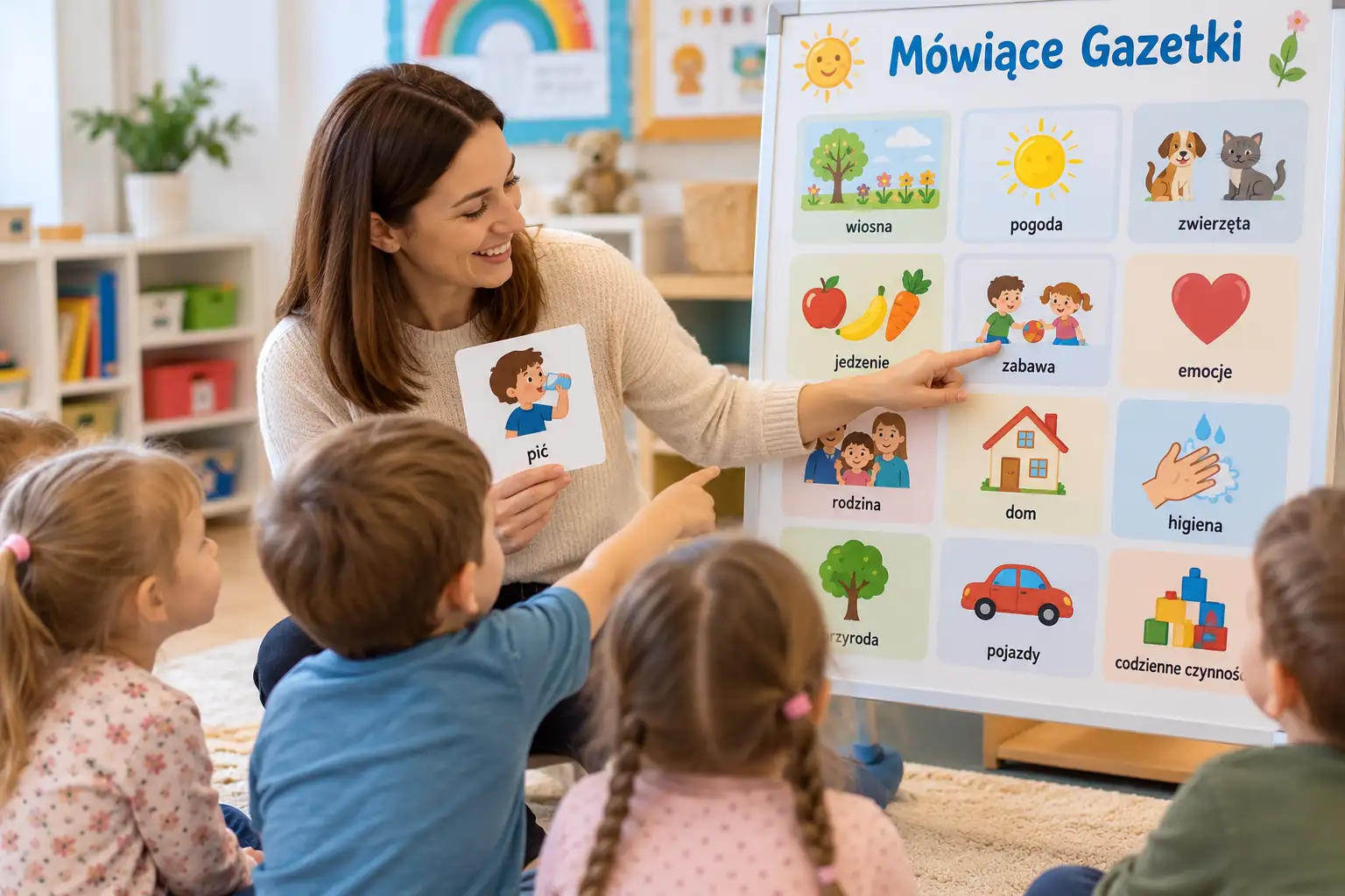Mówiące Gazetki – nie tylko AAC. Wizualne wsparcie, które pomaga dzieciom rozumieć, uczestniczyć i komunikować się.